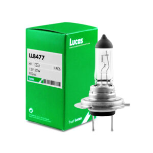 หลอดไฟหน้ารถยนต์ LUCAS (ลูคัส) 12V 55W PX26d ขั้ว H7 | รหัส TLB-477
